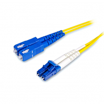 SyncFiber câble à fibre optique duplex LC/SC SM de 3 mètres jaune