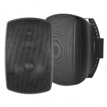SyncSound 6 1/2 Indoor/Outdoor Speaker – 8 ohm 100Watt – Pair – Black
