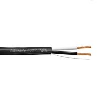 SynCable Audio 12-2c STR BC OFC c(UL) FT4 RoHS In-Wall Cable – 300m Box – Black JKT