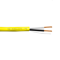 SynCable Audio 12-2c STR BC OFC c(UL) FT4 RoHS In-Wall Cable – 75m Box – Yellow JKT