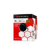 SynCable Audio 16-2c STR BC OFC c(UL) FT4 RoHS In-Wall Cable – 150m Box – Black JKT