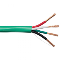 SynCable Audio 16-4c STR BC OFC c(UL) FT4 RoHS Low Temp -40° C +105°C – 150m Green JKT