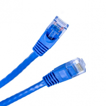 SynCable RJ45 CAT5E 350MHz FT-4 Molded Patch Cable – 10ft – Blue
