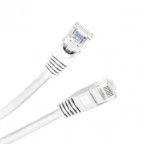SynCable RJ45 CAT5E 350MHz FT-4 Molded Patch Cable – 10ft – White