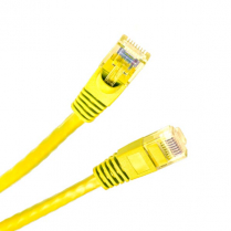 SynCable RJ45 CAT5E 350MHz FT-4 Molded Patch Cable – 10ft – Yellow