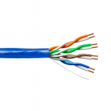 SynCable câble Cat-5E 350Mhz SOL 24-4pr ETL c(UL) UL CMR FT4 – avec gaine bleue