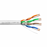 SynCable câble Cat-5E 350Mhz SOL 24-4pr ETL c(UL) UL CMR FT4 – avec gaine blanche