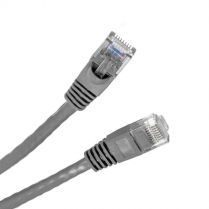 SynCable RJ45 CAT5E 350MHz FT-4 Molded Patch Cable - 1ft - Grey