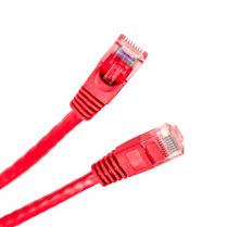 SynCable RJ45 CAT5E 350MHz FT-4 Molded Patch Cable – 1ft – Red