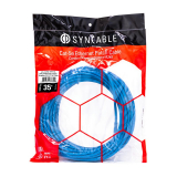 SynCable câble de raccordement moulé RJ45 CaT5E 350MHz FT-4 – 35 pieds – bleu