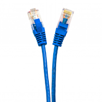 SynCable RJ 45 CAT-6 10Gb/s Molded Super Slim Patch Cable – 5ft – Blue
