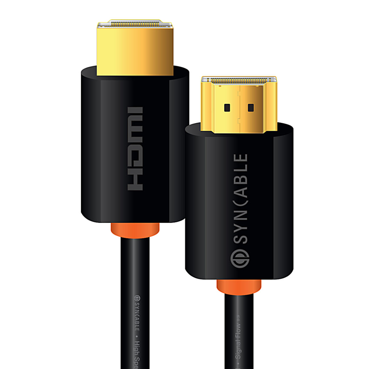 I ® 10m Premium Nylon Alta Velocità HDMI 2.0 Cavo 3d/4k/uhd/FullHD/Ethernet Blu 