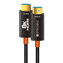 SynCable câble optique actif HDMI 2.1 – 8K, 60 Hz, 48 Gbit/s c(UL) – FT4 – 15m