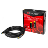 SynCable câble optique actif HDMI 2.0 – 4K, 60 Hz, 18 Gbit/s c(UL) – FT6 – 30m