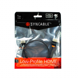 SynCable câble super mince HDMI v2.0 4K haute définition c(UL) FT4 – 1m