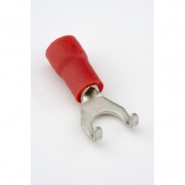 Provo Solderless Term. Flanged Block Spades 22-18 AWG Stud Size 6-Red