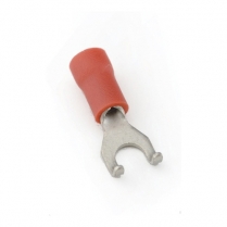 Provo Solderless Term. Flanged Block Spades 22-18 AWG Stud Size 8-Red