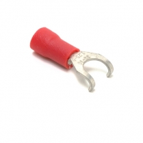 Provo Solderless Term. Flanged Block Spade 22-18 AWG Stud Size 10-Red