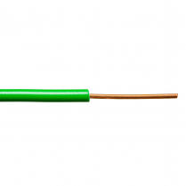 Provo câble TEW SOL BC 18 AWG style 1015 CSA RoHS – avec gaine verte