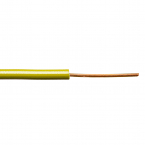 Provo câble TEW SOL BC 18 AWG style 1015 CSA RoHS – avec gaine jaune