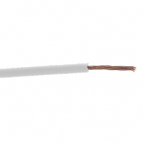 Provo câble TEW STR BC 18 AWG style 1015 16 brins CSA RoHS – avec gaine blanche
