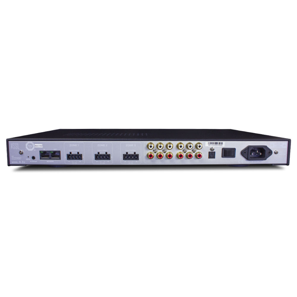 VSSL A.3x Audio Streaming System, 6 Channel, 3 Zones, 3 Sources