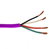 Provo câble mural XFLEX pour haut-parleurs STR BC 16-2c OFC CMG CSA FT4 UL RoHS – nombre élevé de brins – avec gaine rose