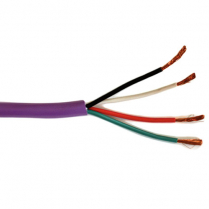 Provo câble mural XFLEX pour haut-parleurs STR BC 14-4c OFC CMG CSA FT4 UL RoHS – nombre élevé de brins – avec gaine violette