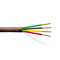 Provo câble SOL BC type Z 22-4c à basse température CSA FT4 UL RoHS – avec gaine brune