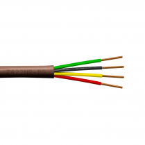 Provo câble SOL BC type Z 22-4c sans cordon d'ouverture CSA FT4 UL RoHS – avec gaine brune