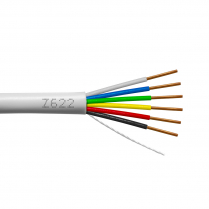 Provo câble SOL BC type Z 22-6c CSA FT4 UL RoHS – avec gaine blanche