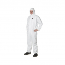 2055 DISPOSABLE COVERALL, WHITE, 2XL