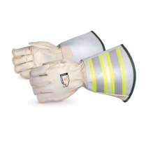 Deluxe Lineman Glove with 6" Reflective Gauntlet Cuff