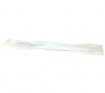 White Toothbrush - Individually Cello Wrapped (144/cs)