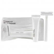 Necessities Shave Kit (Clear Frosted Sachet)