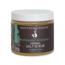 Soothing Touch Peppermint Rosemary Salt Scrub 20 Oz