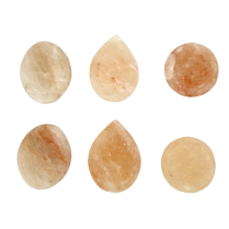 Saltability Massage Stones Himalayan Salt 2 Rd,2 Ov,2 Teardr