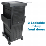 4 Tray Lockable Trolley