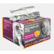 Foil Spilo Colormode Pop-Up Foil 5x1 Graphite Silver 500Ct