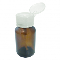 Bottle Amber Glass Pump Dispenser 6 Oz