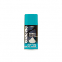Gillette Shave Cream Foamy Sensitive Skin Blue Can 11 Oz
