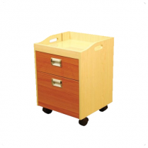 Pedicure Cart Soto, Acetone Resistant, Two Drawers
