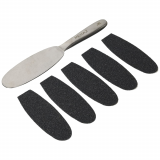 Mehaz Stainless Steel W/Replacement Pads Foot File