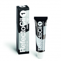 RefectoCil Lash Tint Dye Cream #1 Pure Black 0.5 Oz