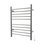 Amba Radiant Plug-In/Hardwired  Straight 10 Bar Towel Warmer