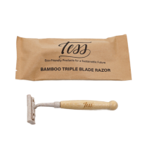 Tess Bamboo Triple Blade Razor with Wheat Straw Head