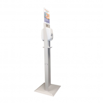 Dispenser Sanitization Double Sided Floor Stand