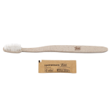 Tess WheatStraw Dental Kit-Toothbrush w/Toothpaste Pkt