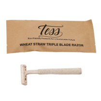 Tess Wheat Straw Triple Blade Razor