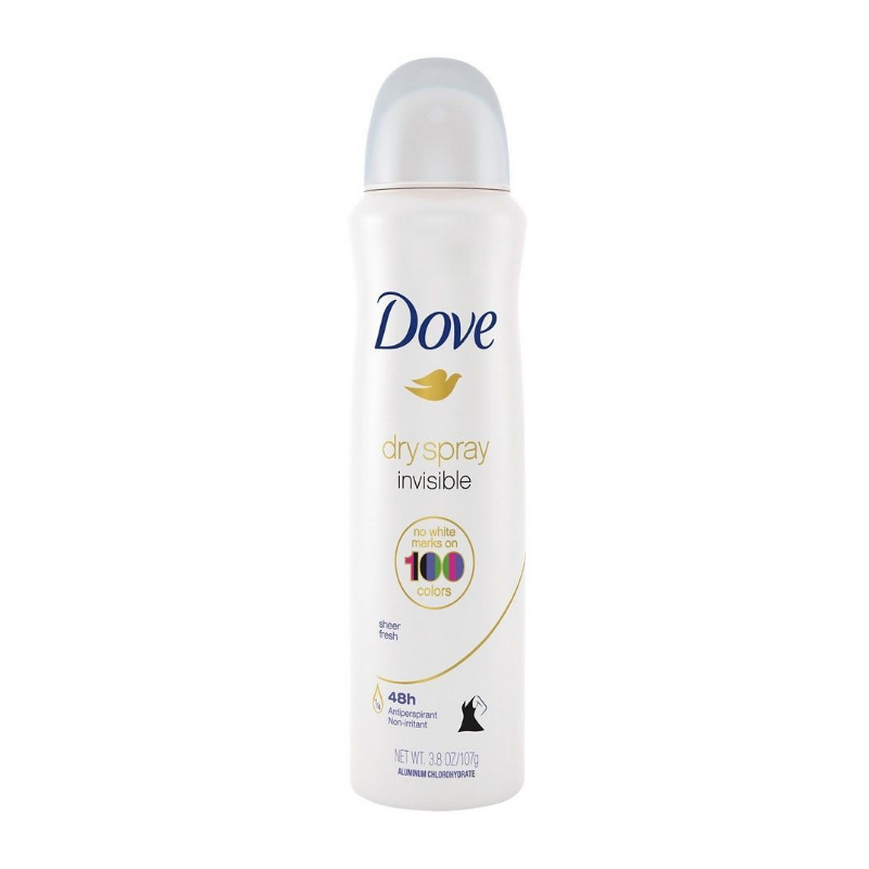 Dove Invisible Dry Spray Deodorant 3.8 Oz Telli Industries